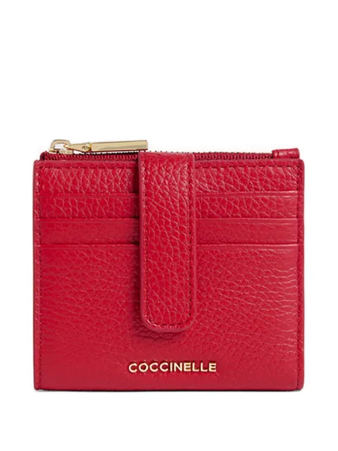 Coccinelle red zip-up wallet Red E2MW511F701