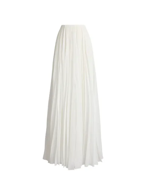 Ralph Lauren Collection Niccola pleated maxi skirt Neutrals 290P13056