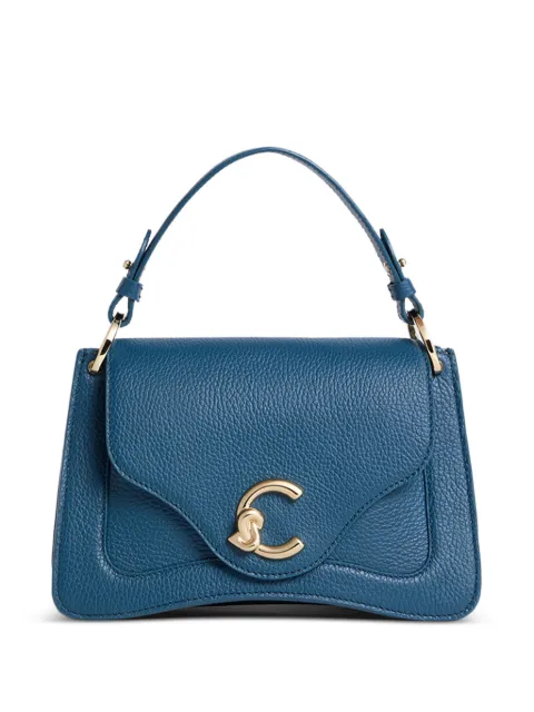 Coccinelle small C-me logo-buckle shoulder bag Blue E1SSL180201
