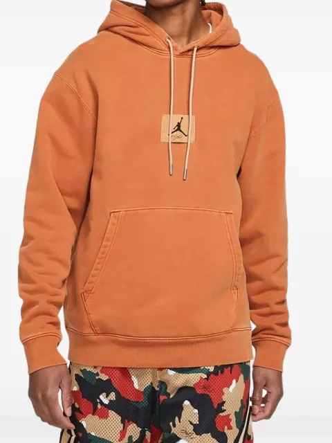 Jordan logo-patch hoodie Orange DA9789220