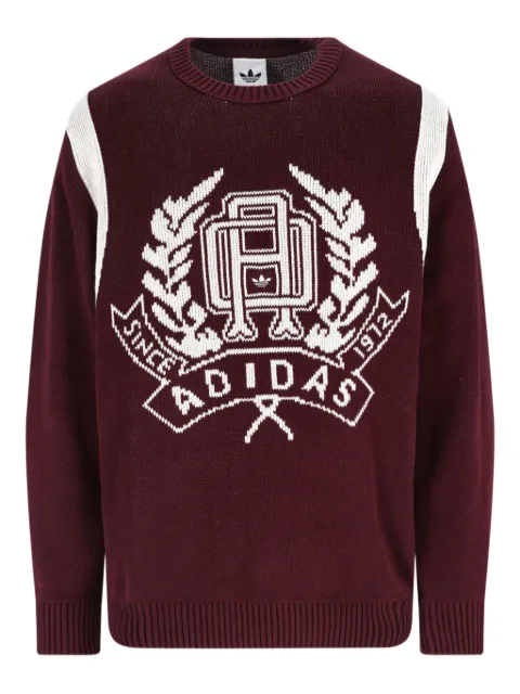 adidas graphic-print sweater Red JX8215
