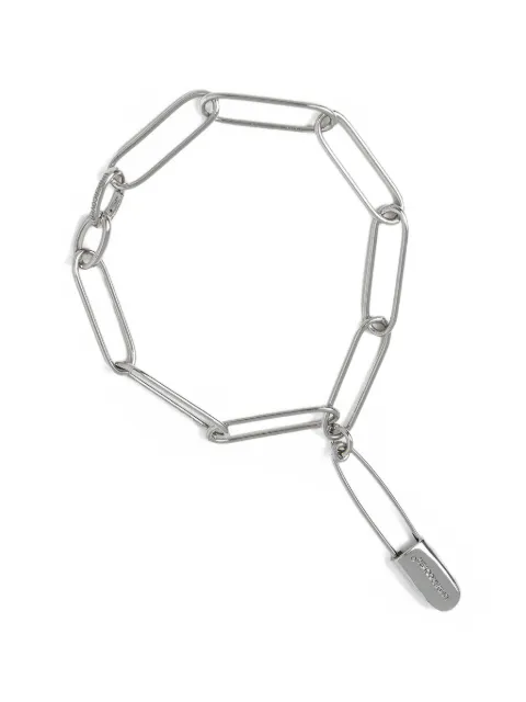 Undercover safety pin chain bracelet Silver UP2E4A01