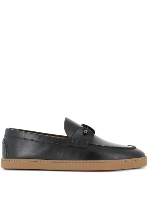 Christian Louboutin Chambeliboat leather loafers Black CHAMBELIBOATFLAT