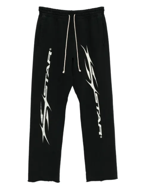 HELLSTAR logo-print track pants Black HSCXPNT02BLK