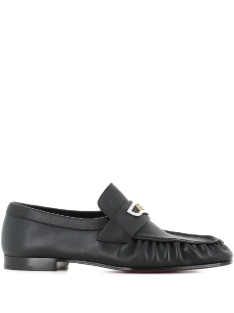 Christian Louboutin Mocallista leather loafers Black MOCALLISTAFLAT
