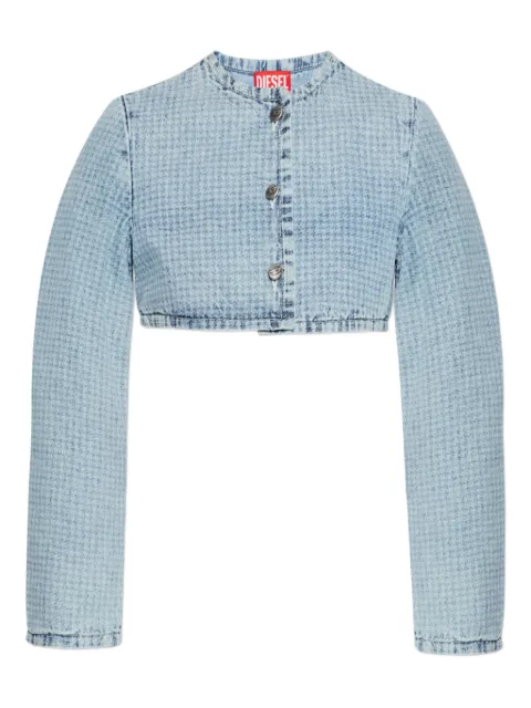 Diesel De-Terri-S button crop jacket Blue A217150ADCH