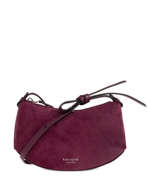 Kate Spade Loop suede crossbody bag Purple KN343