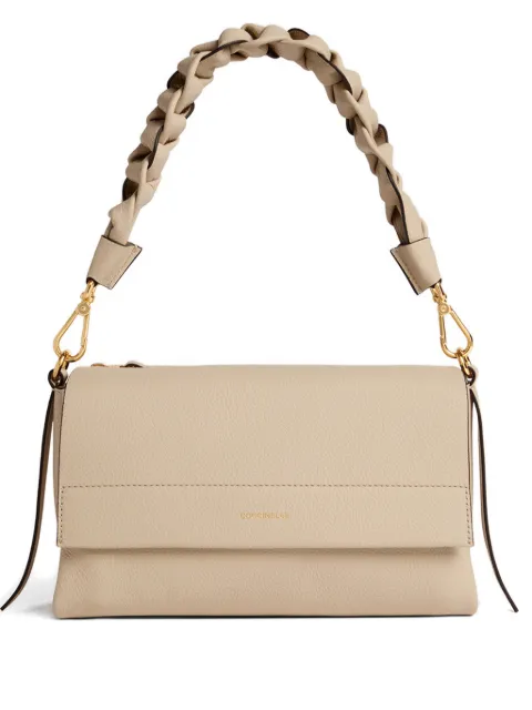 Coccinelle small Boheme braided-handle shoulder bag Neutrals E1M50120101