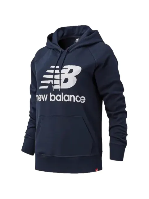 New Balance Essentials logo-print hoodie Blue WT03550ECL