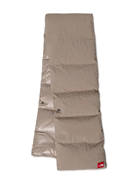 The North Face button-detail puffer scarf Neutrals NF0A8EGGBOX1