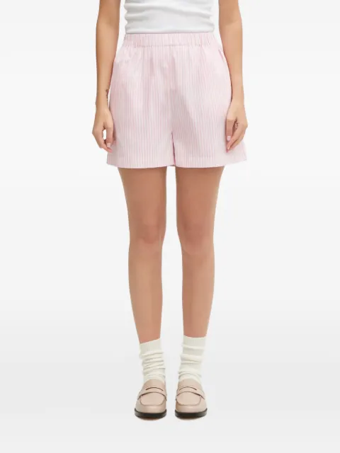 Sporty & Rich Hotel Eden Roc striped shorts Pink SH01260673ST64