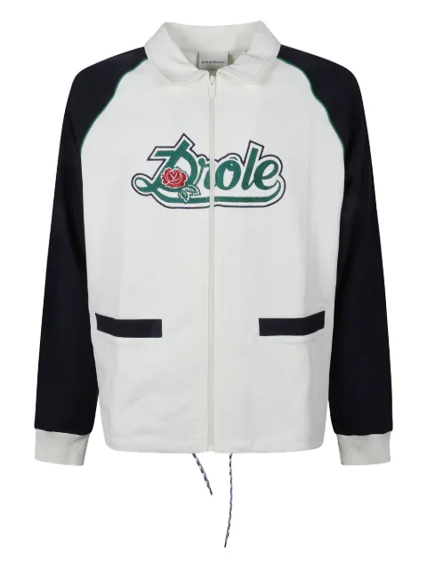 Drôle De Monsieur Drôle-embroidered jacket White IJT227CO162OA