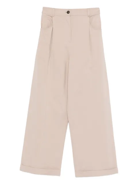 Brunello Cucinelli cuffed-hem trousers Neutrals MH827HZ589C9272