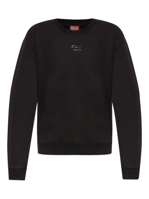 Diesel logo-detail crew-neck sweatshirt Black A210140CJBX