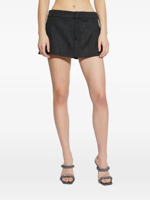 Alexander Wang tailored mini skort in wool Grey 1WC1265375