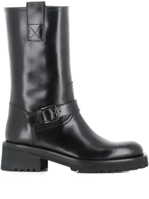 Alberto Fasciani Isabel 9003 buckle-strap biker boots Black ISABEL90003