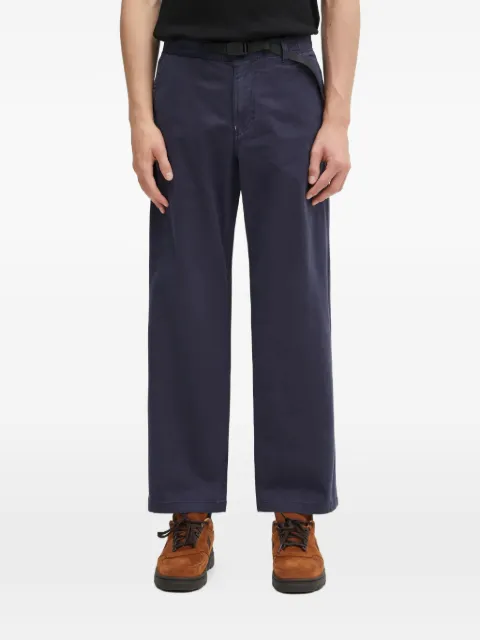 Gramicci belt straight trousers Blue G5FMP142