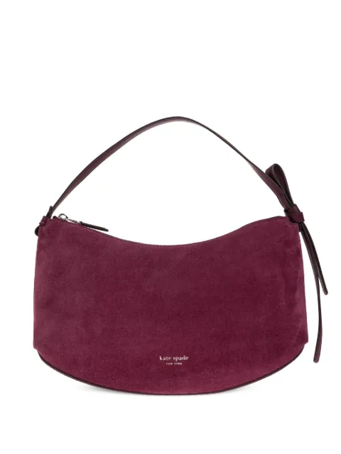 Kate Spade Loop suede shoulder bag Purple KM484