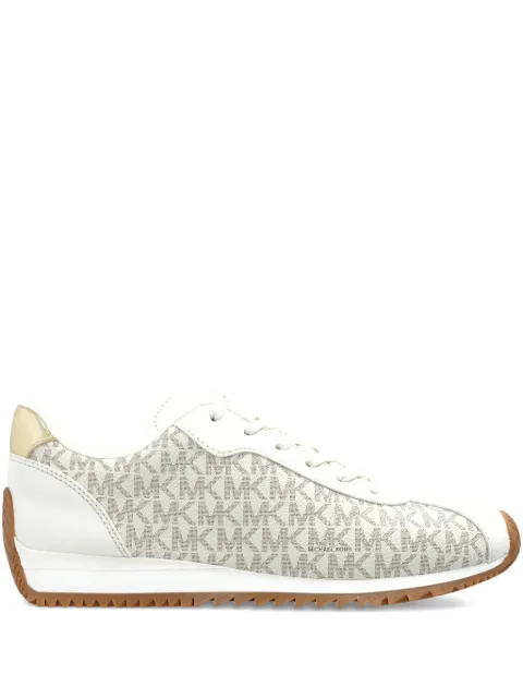 Michael Michael Kors Rhodes monogram lace-up low-top sneakers Neutrals 43R6RHFS3L