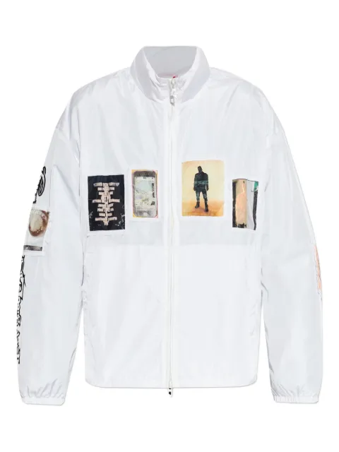 Diesel J-Claus patches-detail jacket White A203000GSBR