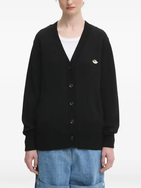 Fiorucci angels-patch button-fastening cardigan Black W02FPKCA257KN03