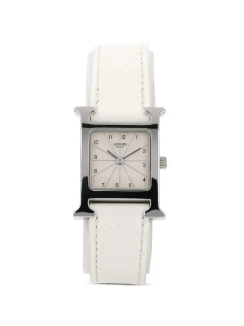 Hermès Pre-Owned 2010 Heure 21mm White 426817