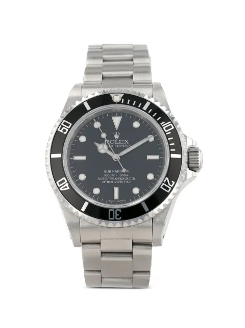 Rolex 2009 Rolex Submariner screwed caseback watch Silver 424763