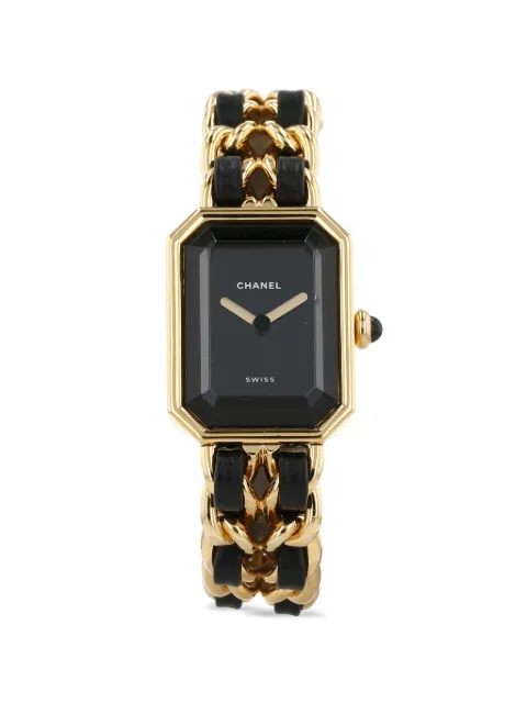 CHANEL Pre-Owned 1990 Première S 20mm watch Black 424107