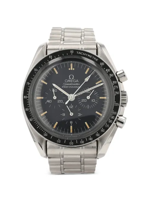 OMEGA 1990s Speedmaster three counters 42mm watch Silver 421595