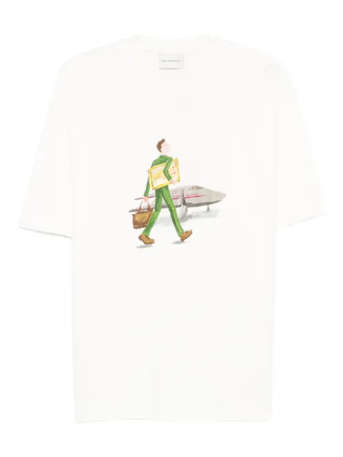 Drôle De Monsieur L'Homme Au Tableau T-shirt White JTS290CO002