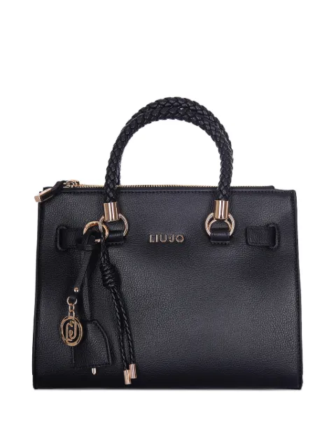 LIU JO medium satchel with charms Black AA6086E101