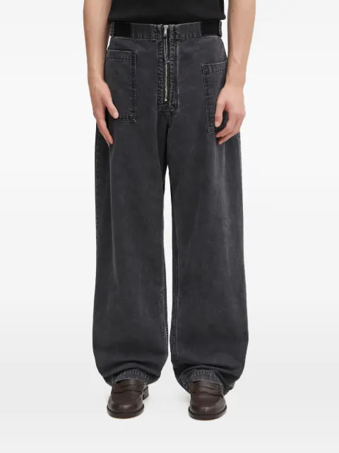 Aries zip-fastening jeans Black AR3111004