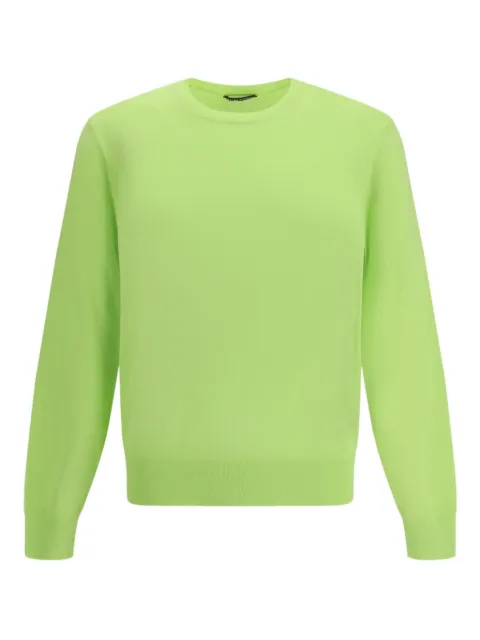 TOM FORD crew-neck cotton sweater Green KCL074YMC040GCC