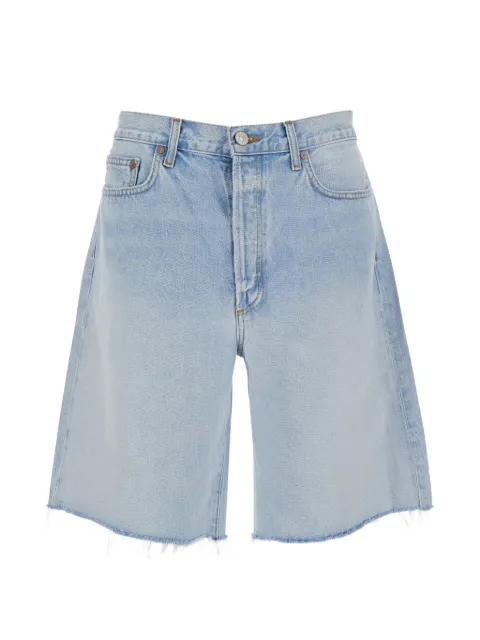 AGOLDE frayed denim shorts Blue A6761885RSUE