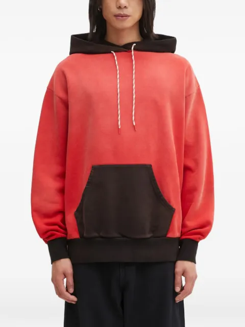 Aries logo-print hoodie Red AR2002604