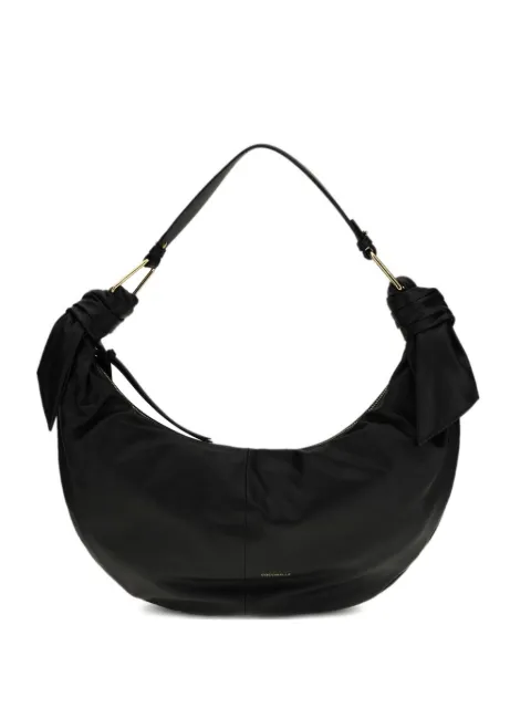 Coccinelle large Furoshiki knotted shoulder bag Black E1U1A130101