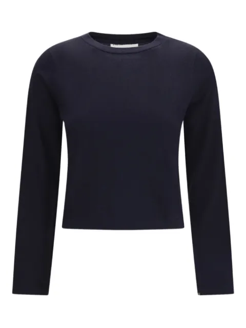 extreme cashmere N°451 Lisa long-sleeve T-shirt Blue 45100111TU05