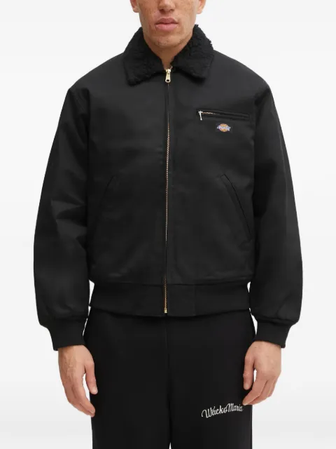 WACKO MARIA zipped sherpa-collar jacket Black 25FWWMODC01