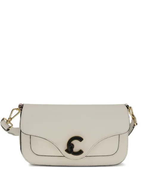 Coccinelle C-Me logo-plaque shoulder bag Neutrals E1U4G120301
