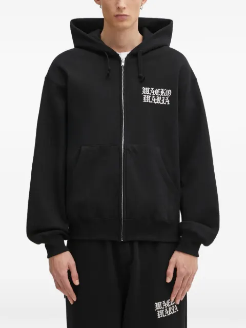 WACKO MARIA zip-up hoodie Black 25FWWMCSS02