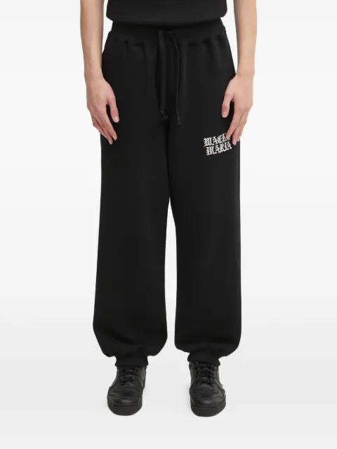 WACKO MARIA drawstring logo-detail track pants Black 25FWWMCSP01