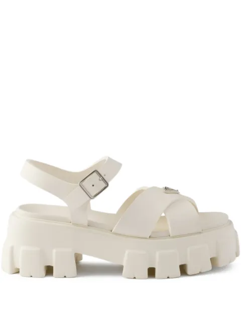 Prada Monolith rubber sandals White 1X382NF0553LKK