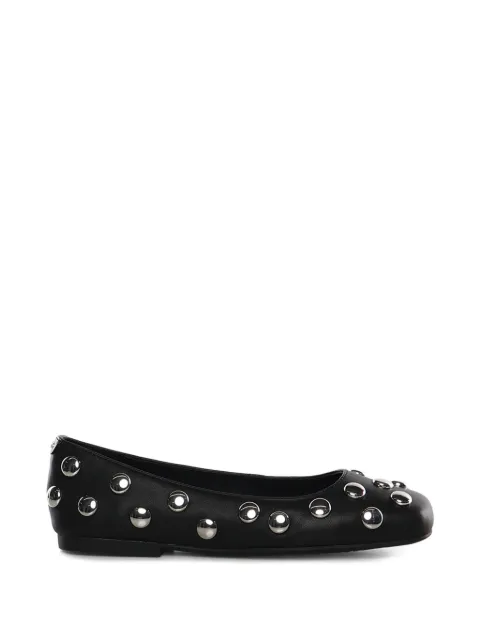 Michael Michael Kors studded leather ballet flats Black 40R6MTFP2L001