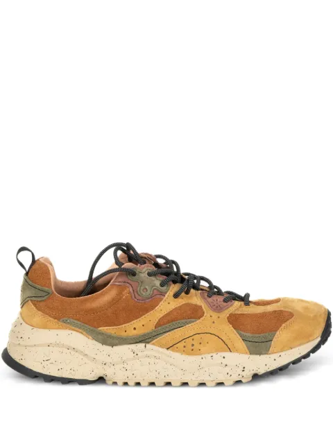FLOWER MOUNTAIN lace-up sneakers Brown WAVE2E13BEIGENUDE