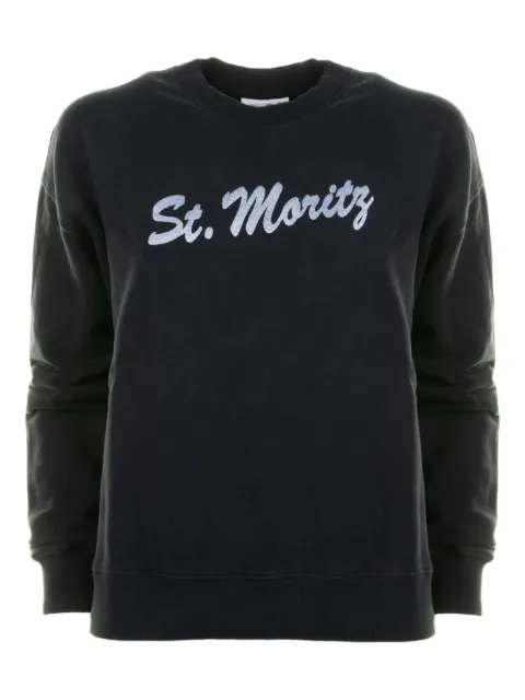 MC2 Saint Barth st moritz sweatshirt Black STDW00103884ISTARDUSTW00GLITTER