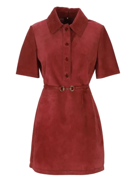 Gucci belted mini dress Red 815837XNA5B