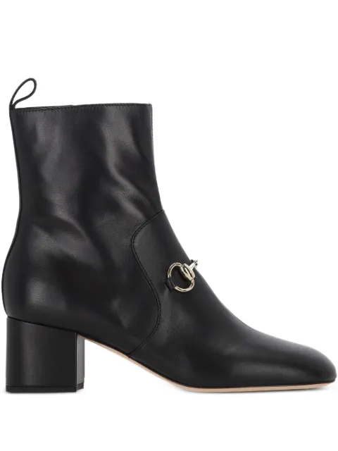 Gucci 55mm Horsebit ankle boots Black 835808BKO00