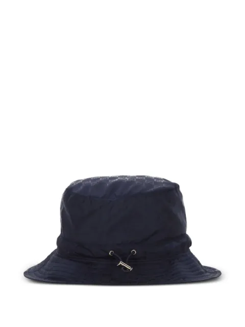 Gucci GG-pattern bucket hat Blue 8357723HBB74068