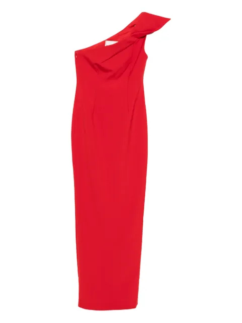 Roland Mouret one-shoulder maxi dress Red RMRS26044GCPR