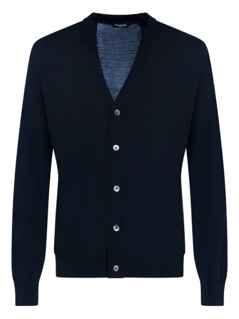 FRANZESE COLLECTION V-neck cardigan Blue FE63133001